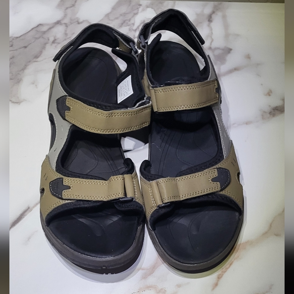 Dream Pairs Men’s Sand Color Arch Support Hiking Sandals Size 11 EUC - Picture 5 of 10